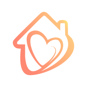 Home with a Heart in it - One Rule Home Logo